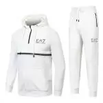 armani tracksuit discount pour homme ea7 hoodie blanc